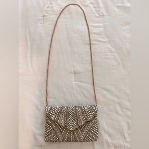 Francesca’s Beaded Bridal Clutch Crossbody